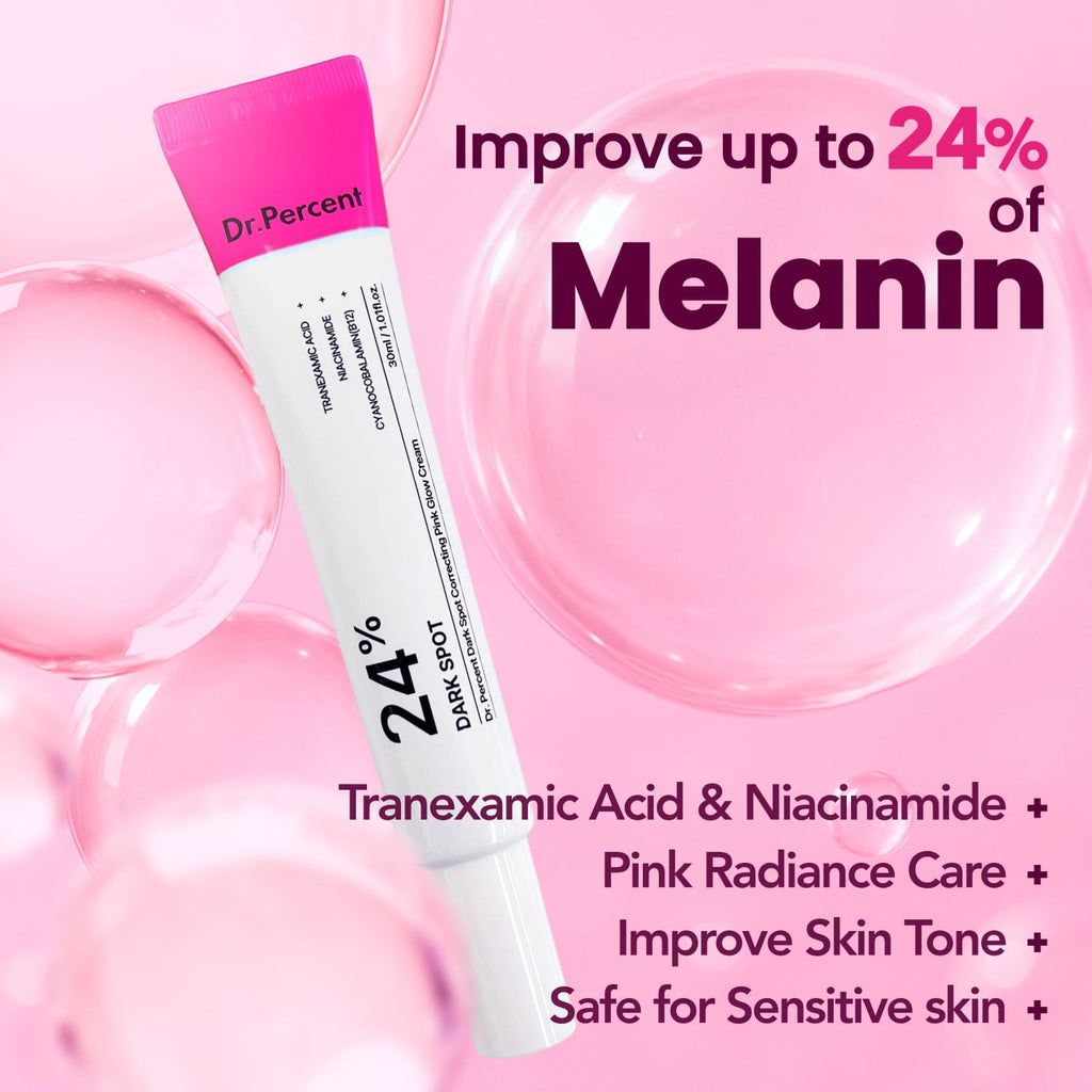 Dr.Percent Dark Spot 24% Correcting Pink Glow Cream 30ml
