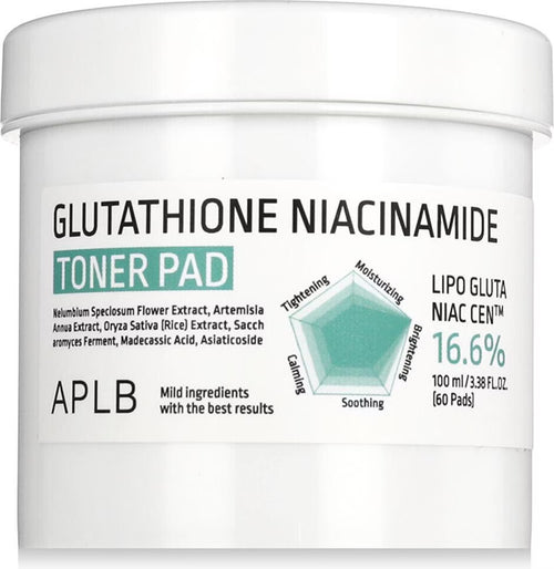 APLB Glutathione Niacinamide Toner Pad 60 Pads – koreanische Hautpflege | Bella Beauty Swiss