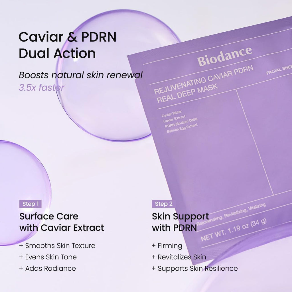Biodance Rejuvenating Caviar PDRN Real Deep Mask (1ea)