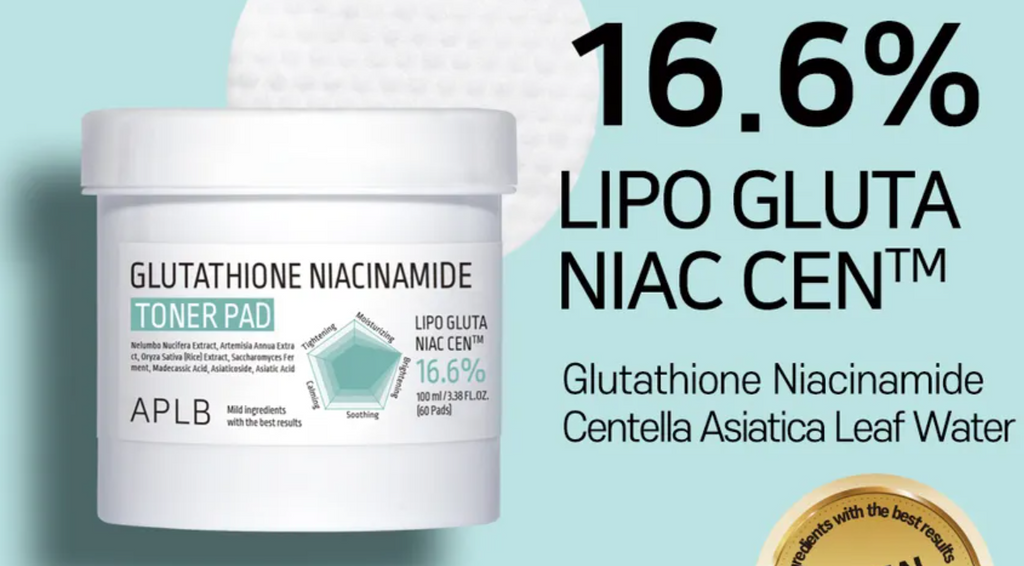 APLB Glutathione Niacinamide Toner Pad (60 pads)