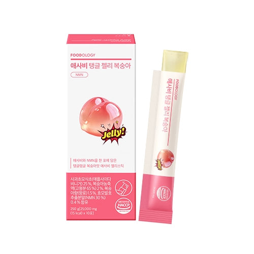 Foodology Apple Cider Vinegar Jelly (Peach) 10 Sticks