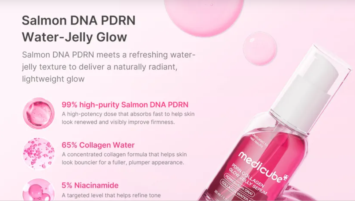 MEDICUBE PDRN Collagen Glow Jelly Serum 30ml