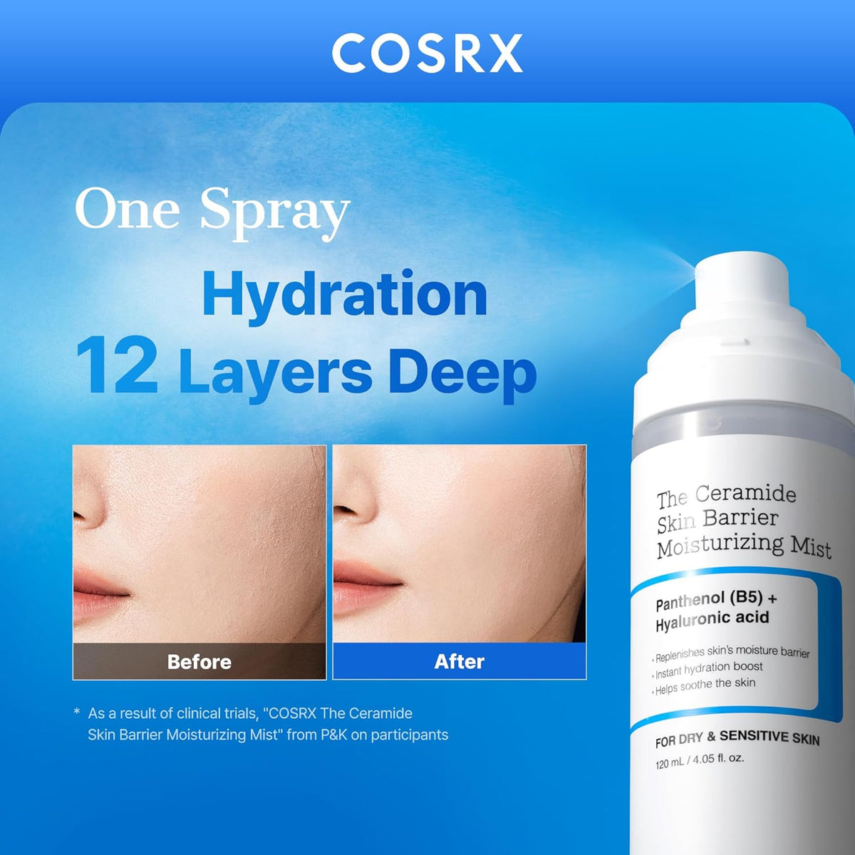 COSRX The Ceramide Skin Barrier Moisturizing Mist 120ml