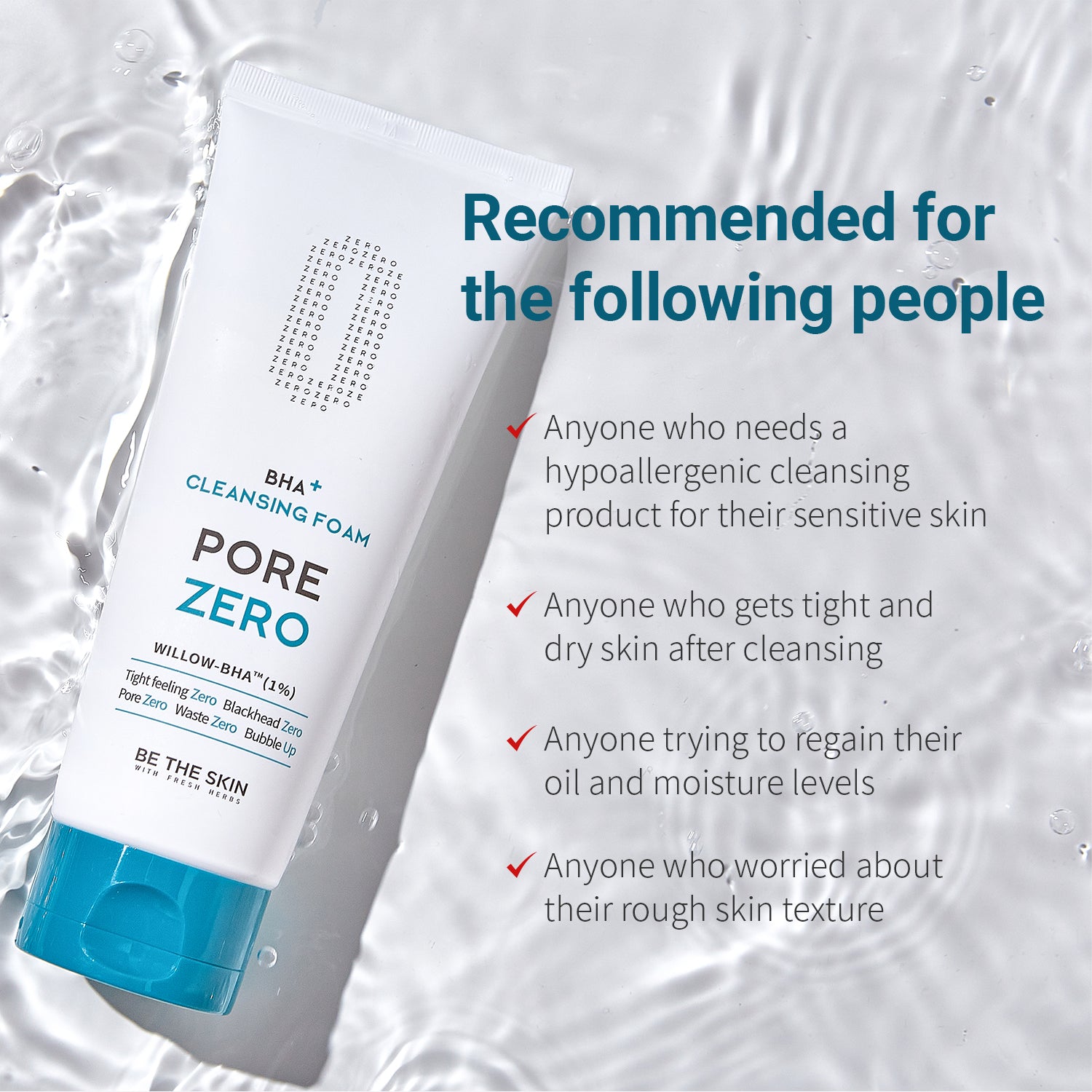 Be The Skin] BHA+ PORE ZERO Cleansing Foam 150ml
