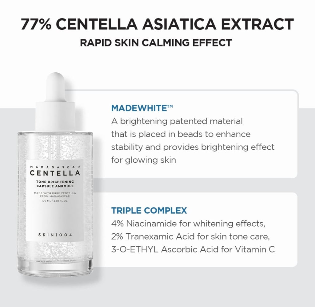 SKIN1004 Madagascar Centella Tone Brightening Capsule Ampoule 100ml