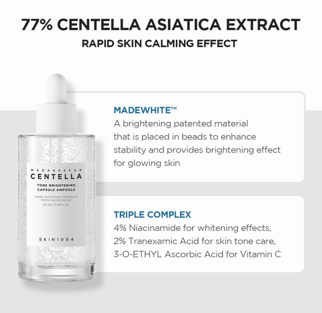 SKIN1004 Madagascar Centella Tone Brightening Capsule Ampoule 100ml