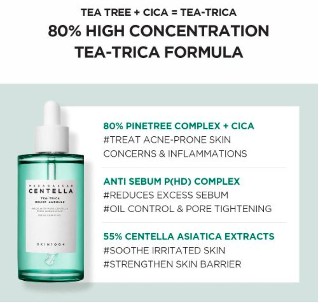 SKIN1004 Madagascar Centella Tea-Trica Relief Ampoule 100ml