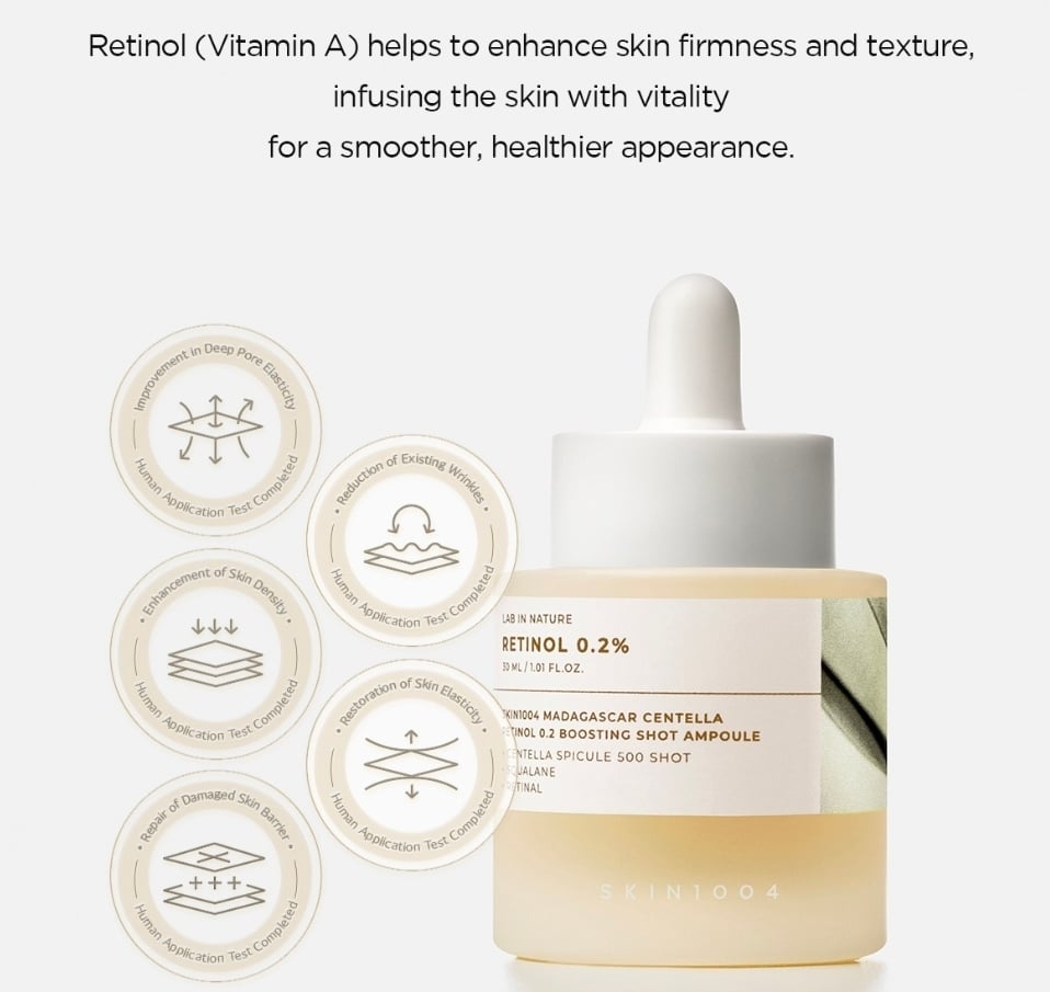SKIN1004 Madagascar Centella Retinol 0.2 Boosting Shot Ampoule 30ml